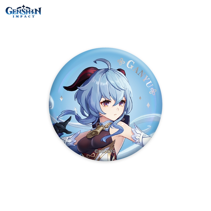 Значок Genshin Impact: Banner Art Adrift In – The Harbor Ganyu Can Badge