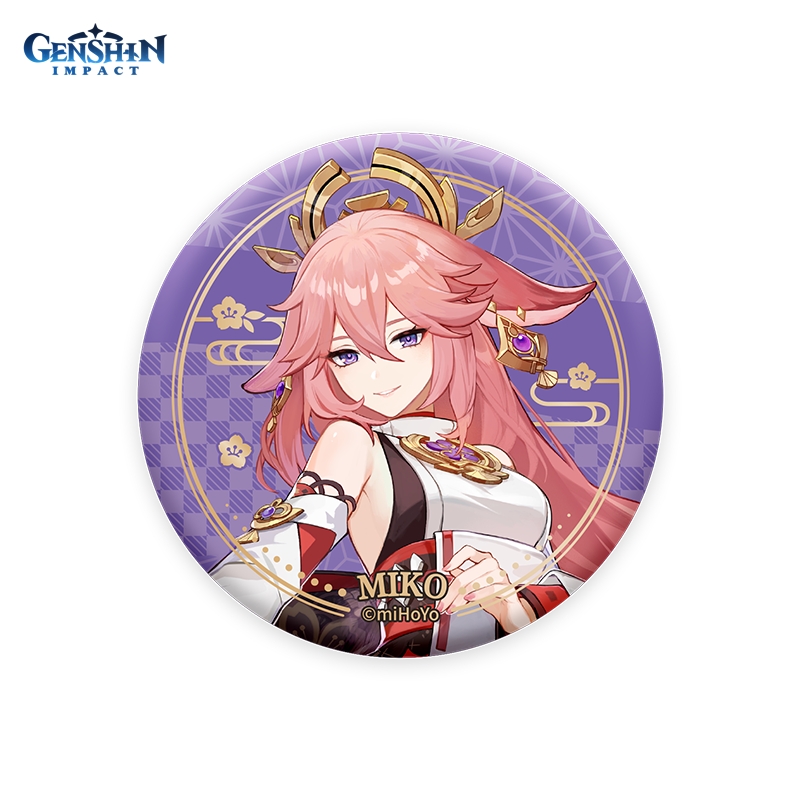 Значок Genshin Impact: Inazuma Yae Miko Can Badge