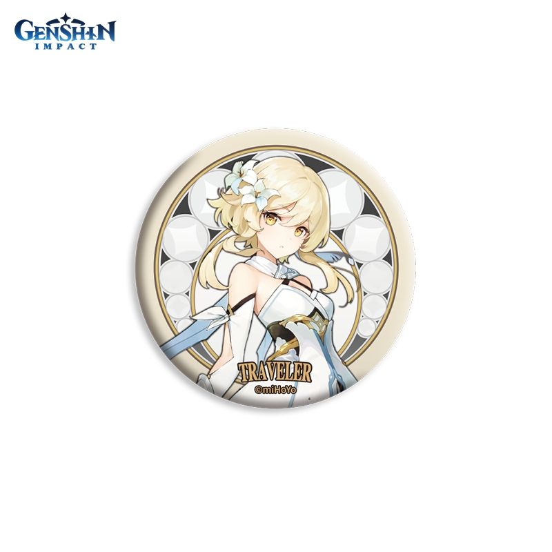 

Значок Genshin Impact: Traveler Lumine Can Badge