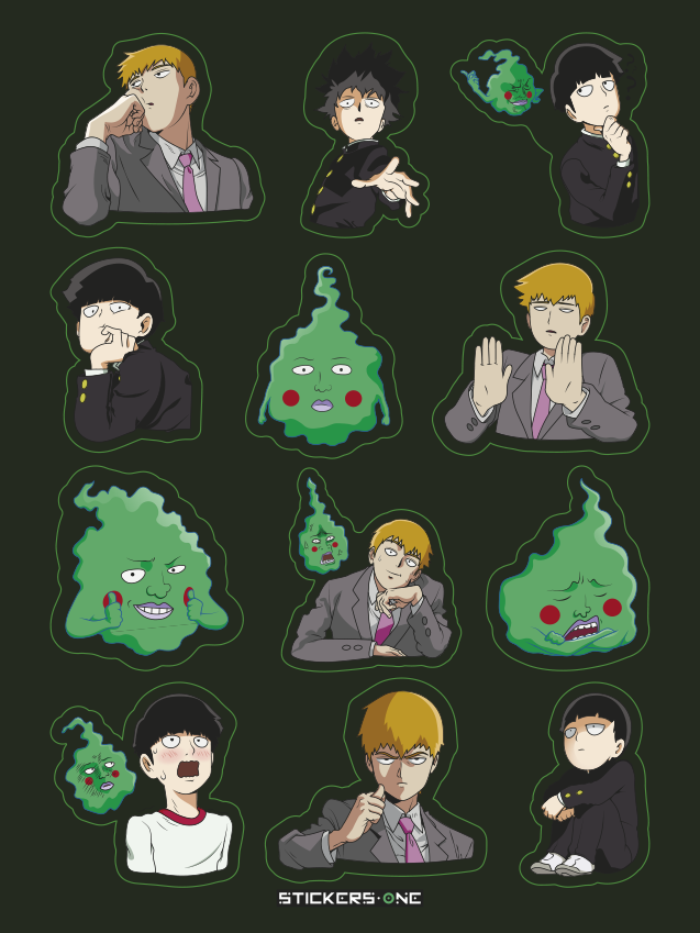 Стикерпак Mob Psycho цена и фото