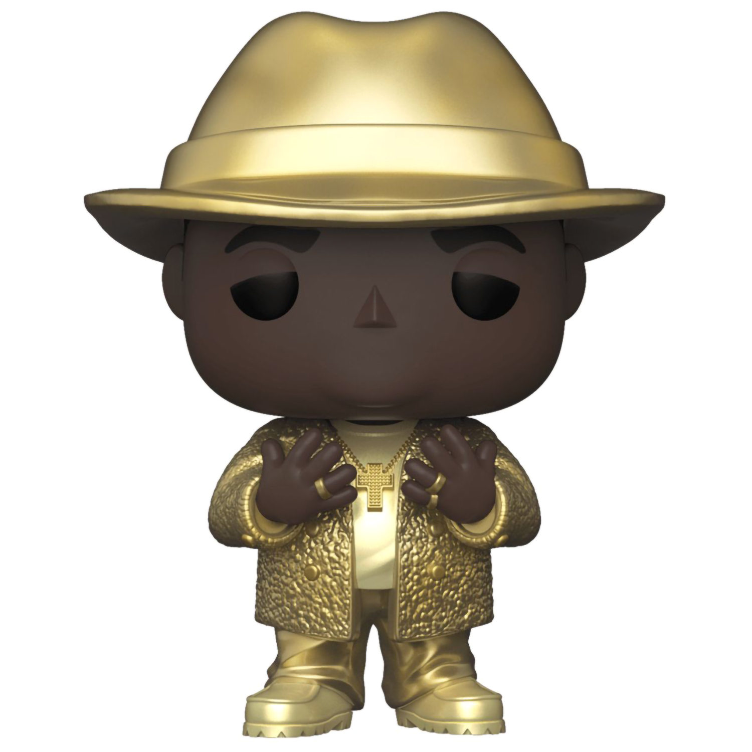 Фигурка Funko POP Rocks: The Notorious B.I.G. – Notorious B.I.G. With Fedora Gold Exclusive (9,5 см)