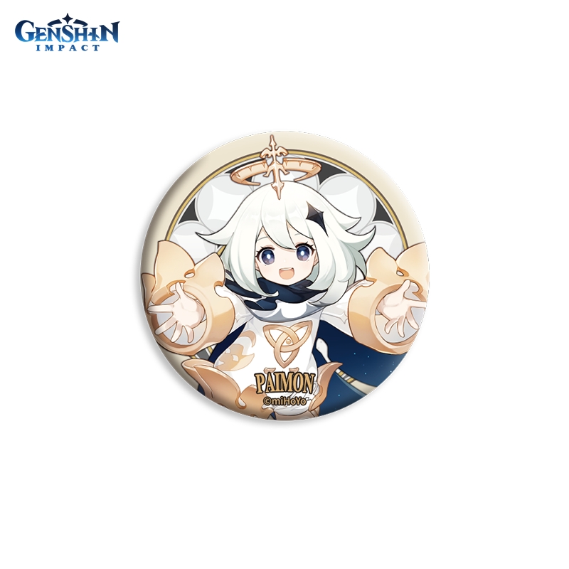 Значок Genshin Impact: Paimon Can Badge