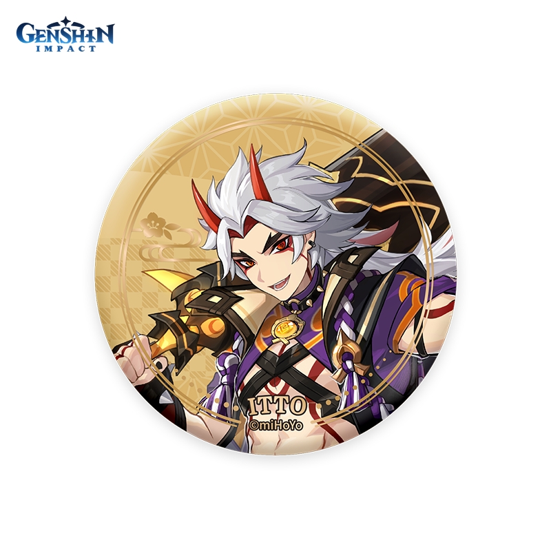 

Значок Genshin Impact: Inazuma Arataki Itto Can Badge