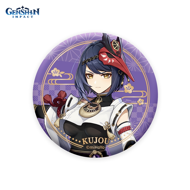 Значок Genshin Impact: Inazuma Kujo Sara Can Badge