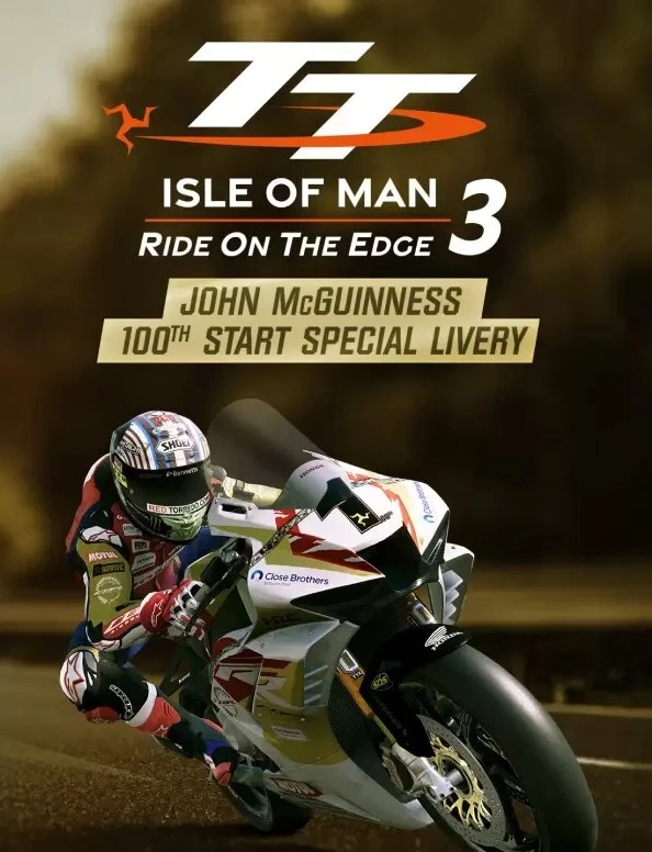 TT Isle Of Man 3: John McGuinness – 100th Start Livery. Дополнение) [PC, Цифровая версия] (Цифровая версия)