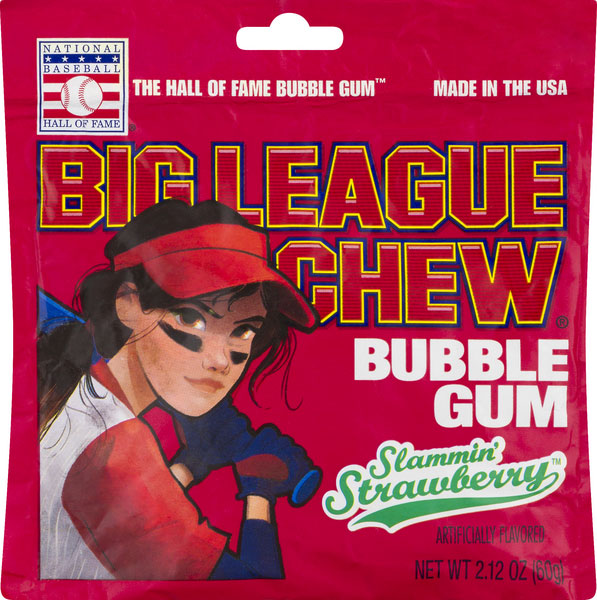 

Жевательная резинка Big League Chew – Strawberry