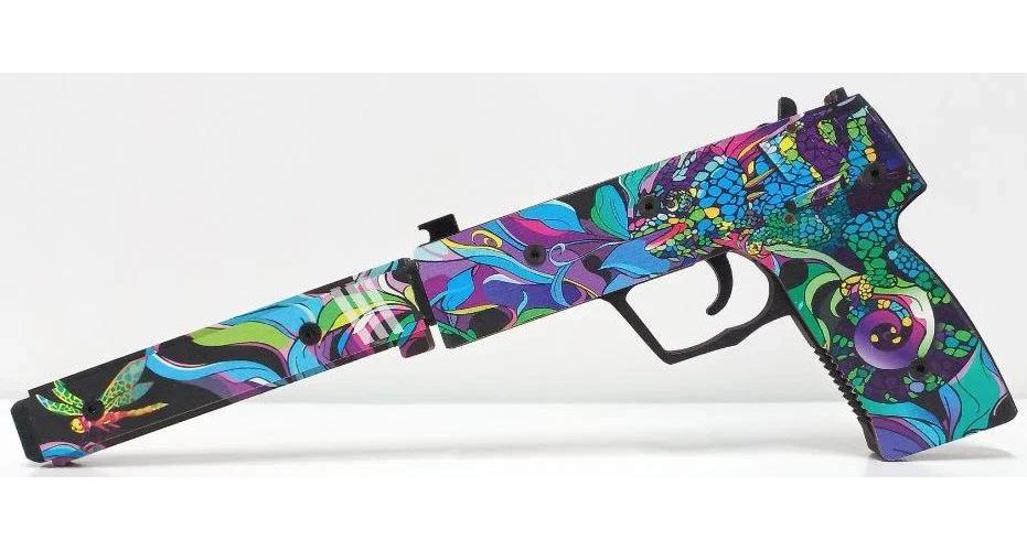 Оружие игровое / резинкострел пистолет ЮСП – Хамелеон (деревянный) цена и фото