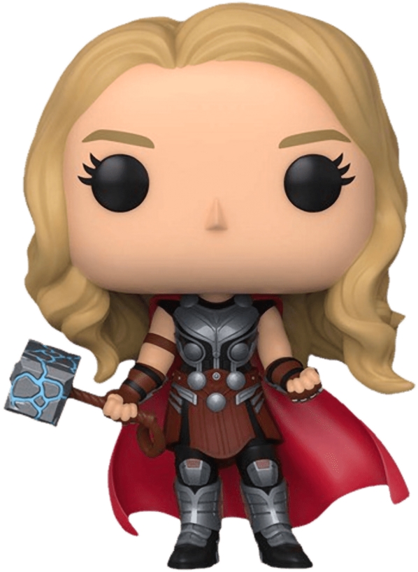 цена Фигурка Funko POP Marvel: Thor Love & Thunder – Mighty Thor (MT) Exclusive Bobble-Head (9,5 см)