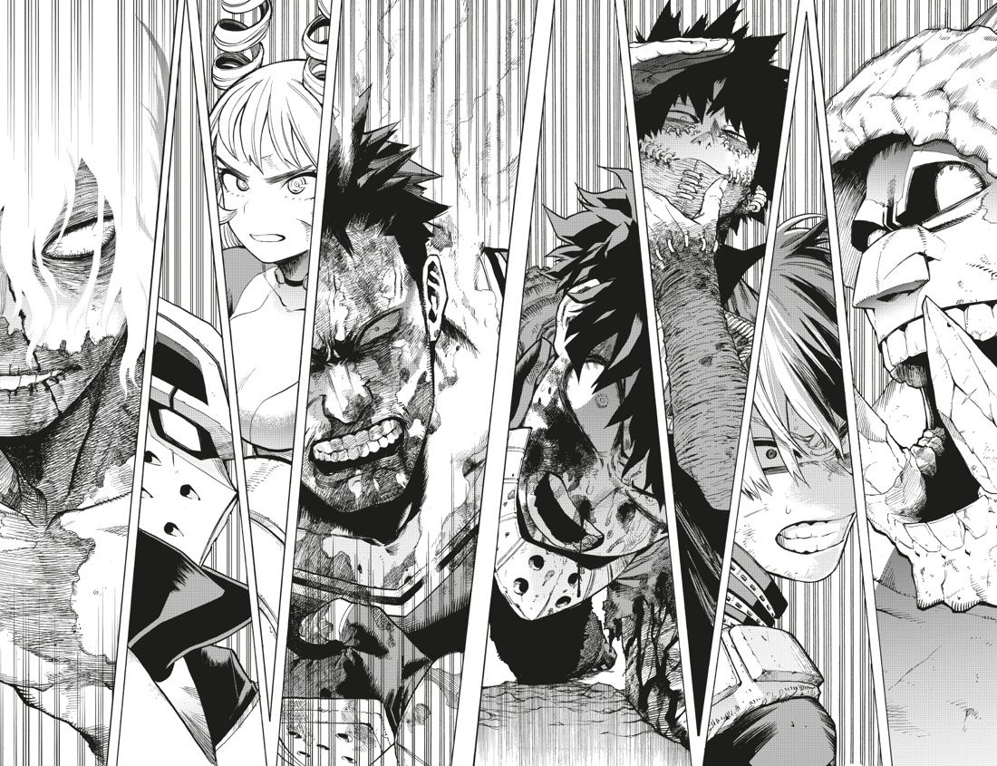 Манга Моя геройская академия: Пробуждение Кацуки Бакуго / Танец Даби ...