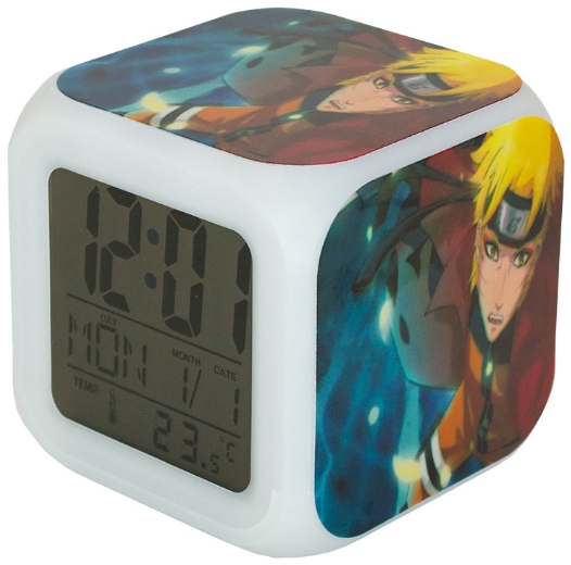 

Часы-будильник Naruto Shippuden с подсветкой №3