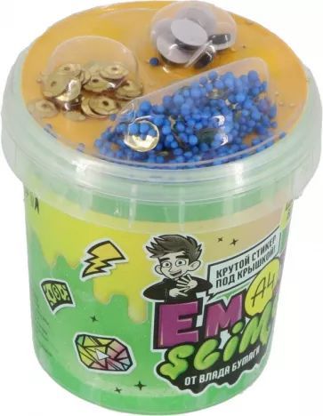 

Набор «Emoji-Slime» от Влада Бумаги (А4) (110 г.) (зелёный)
