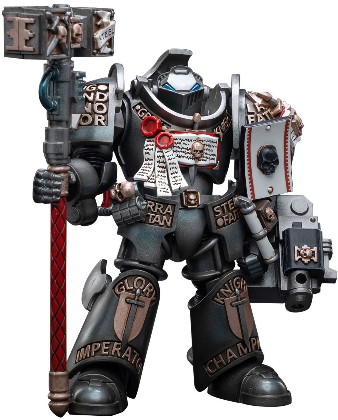 цена Фигурка Warhammer 40 000: Grey Knights – Terminator Caddon Vibova 1:18 (13,4 см)