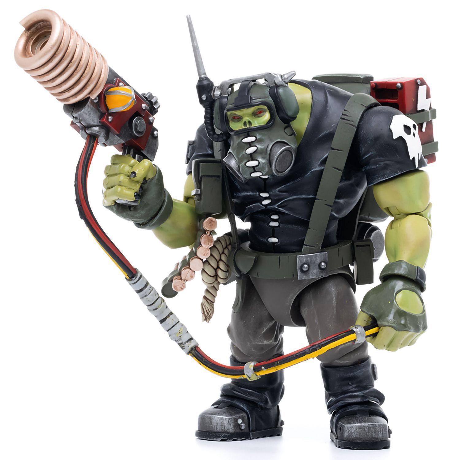 цена Фигурка Warhammer 40 000: Orks – Ork Kommandos Comms Boy Wagzuk 1:18 (12 см)