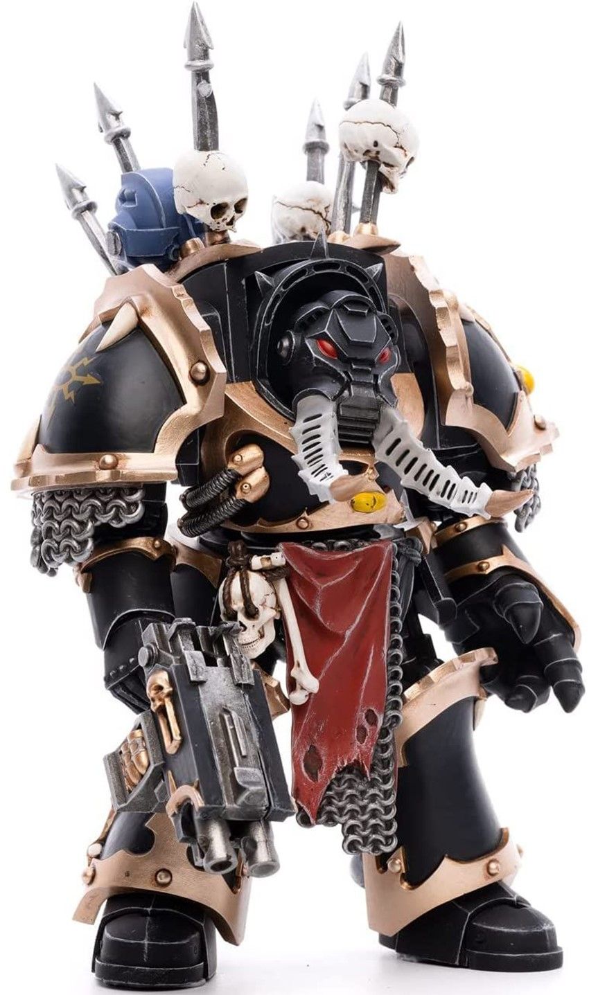 цена Фигурка Warhammer 40 000 Chaos Space Marine: Black Legion – Chaos Terminator Brother Bathalorr (масштаб 1:18) (12,7 см)