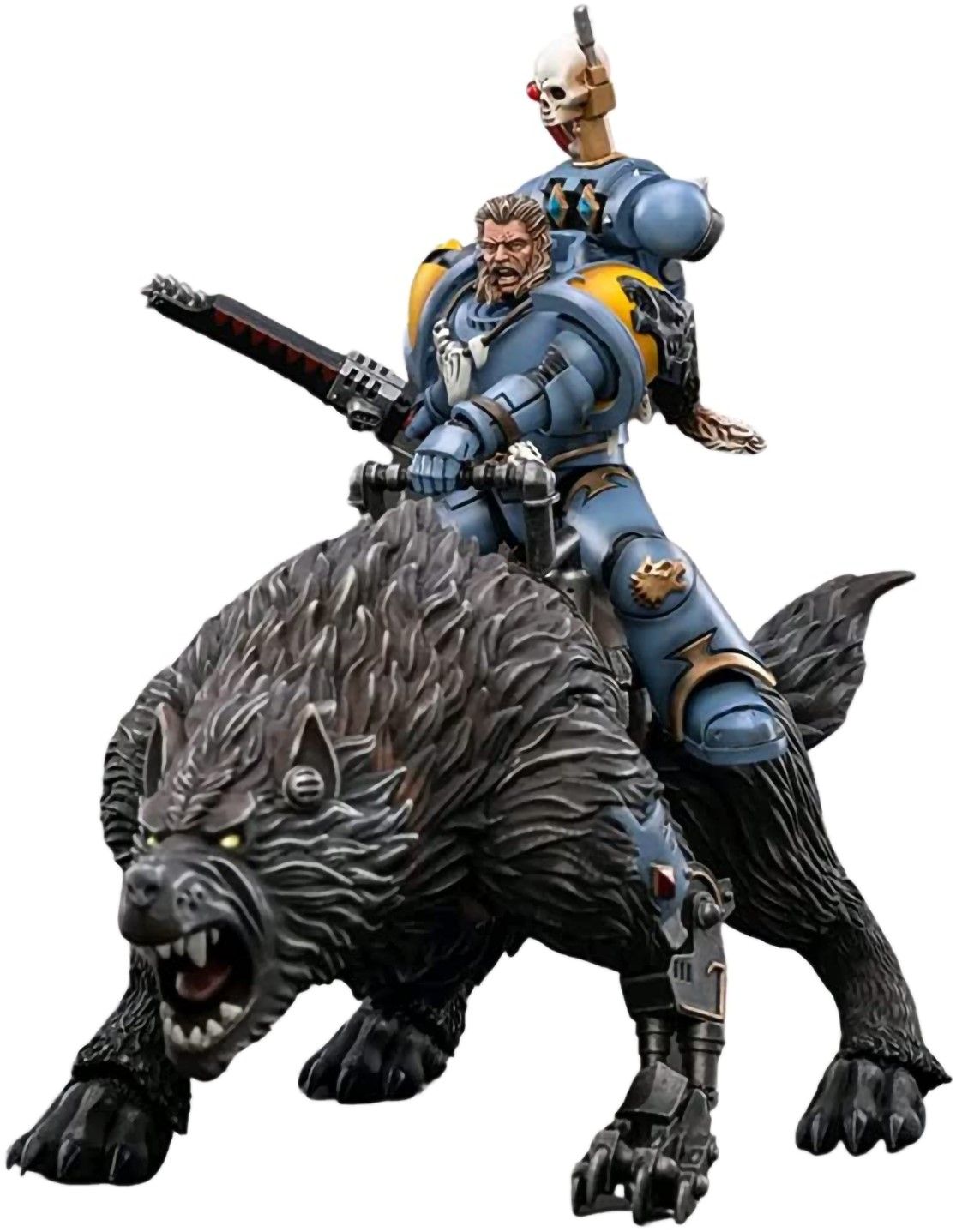 цена Фигурка Warhammer 40 000: Space Wolves – Thunderwolf Cavalry Frode (масштаб 1:18) (33 см)