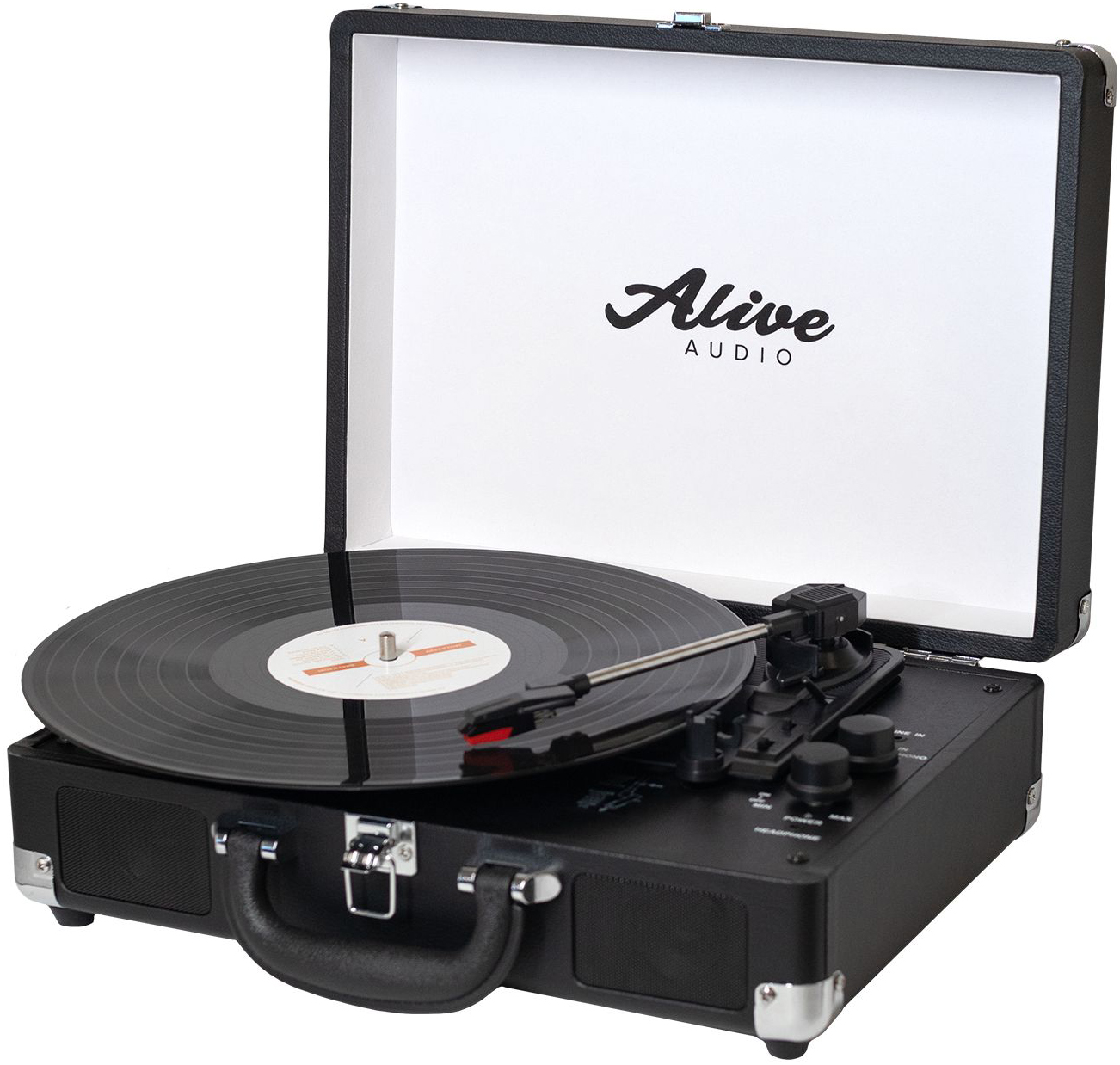 

Виниловый проигрыватель Alive Audio: Stories Glam Noir c Bluetooth (STR-06-GN)