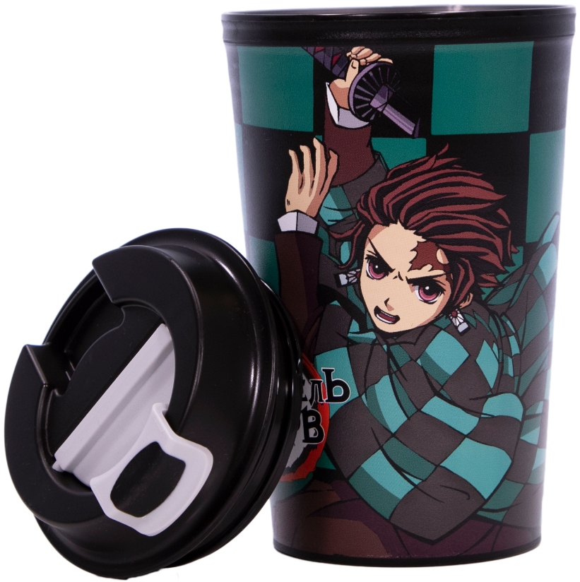 

Термостакан Demon Slayer: Kimetsu no Yaiba – Tanjiro Kamado с клапаном (350 мл)