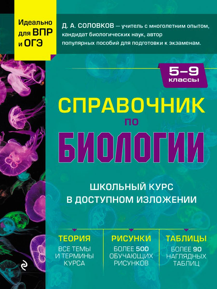 

Справочник по биологии для 5-9 классов