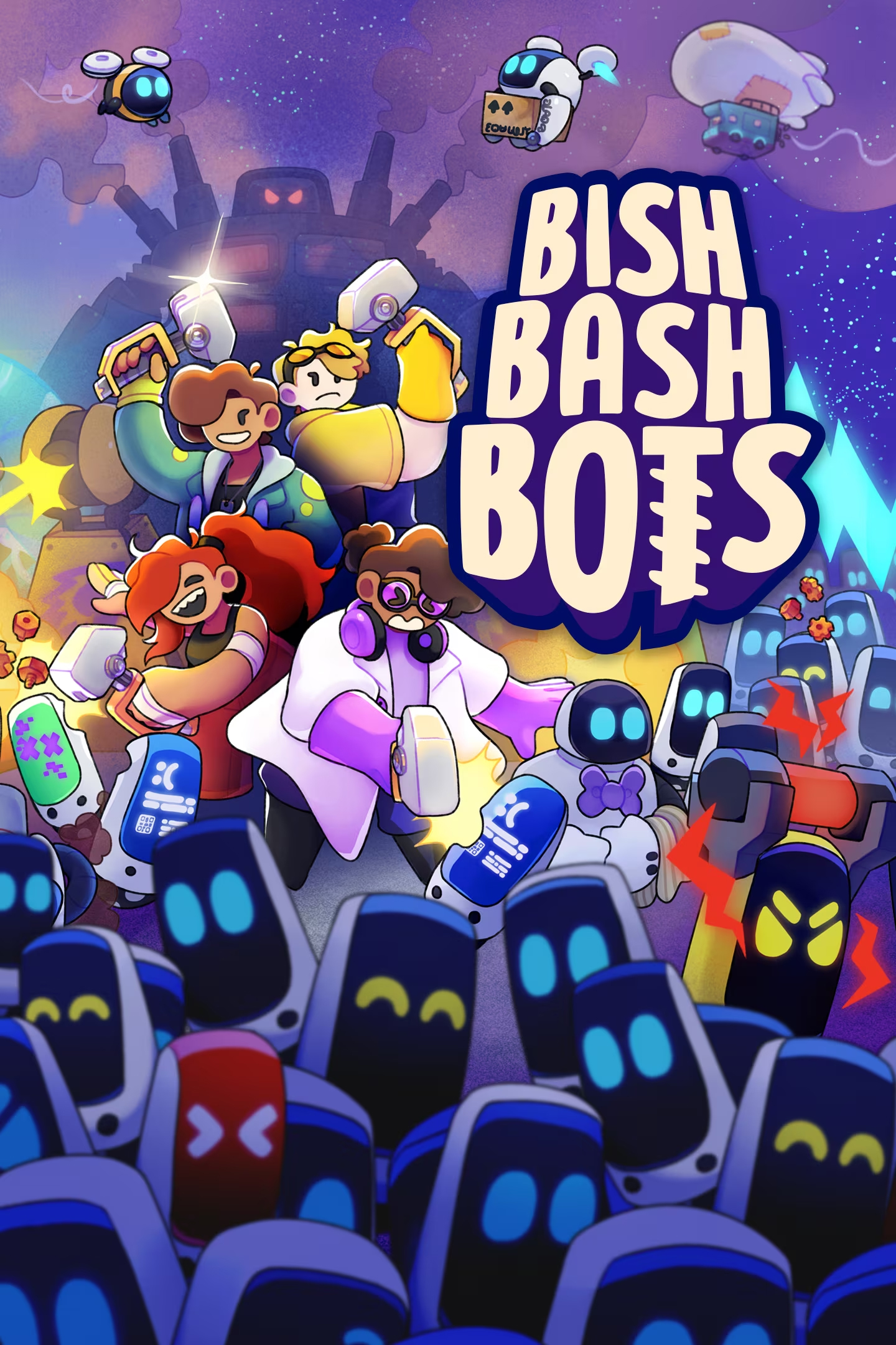 Bish Bash Bots [PC, Цифровая версия] (Цифровая версия) цена и фото
