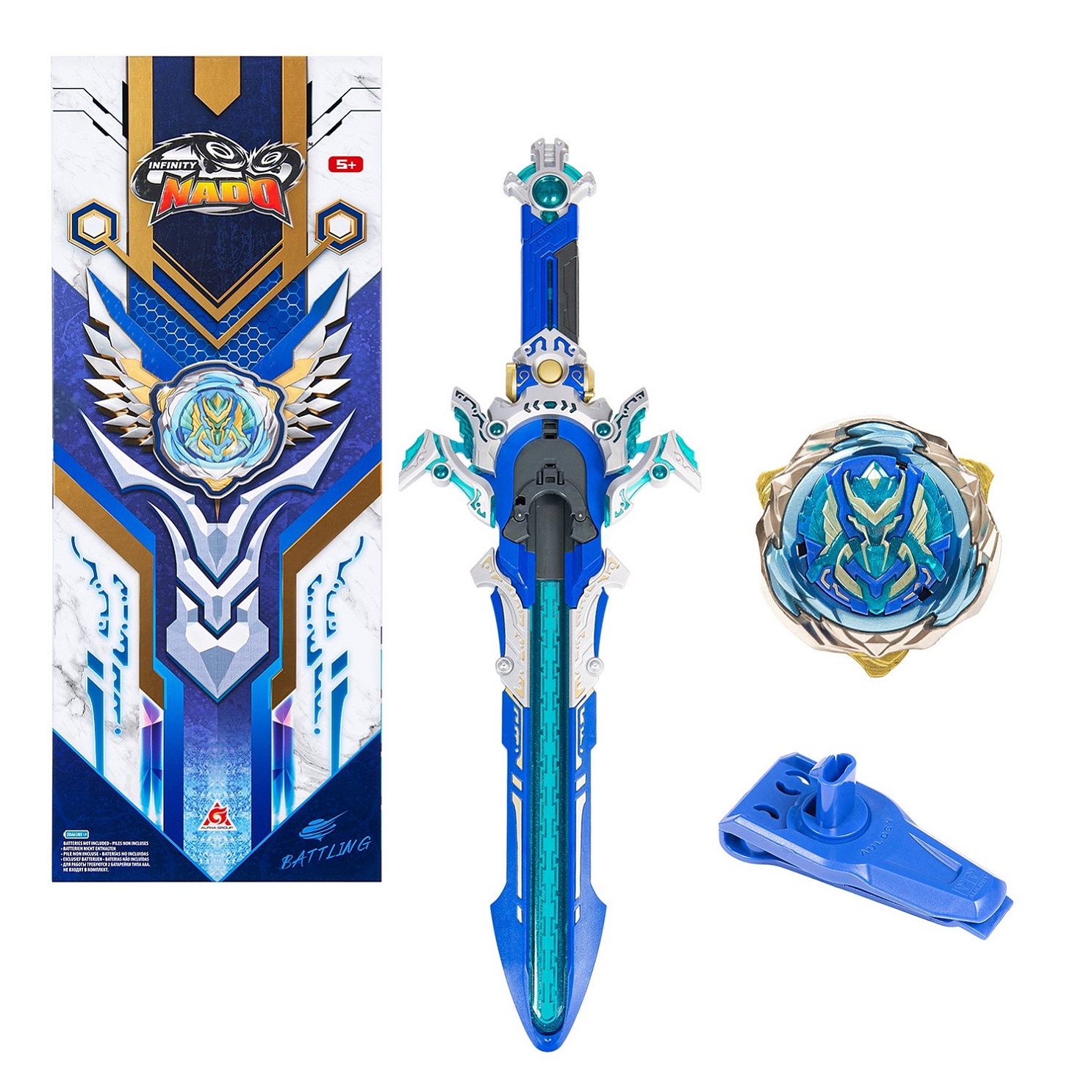 

Игровой набор Infinity Nado: Волчок Эпик Лончер Делюкс – Gale Wings