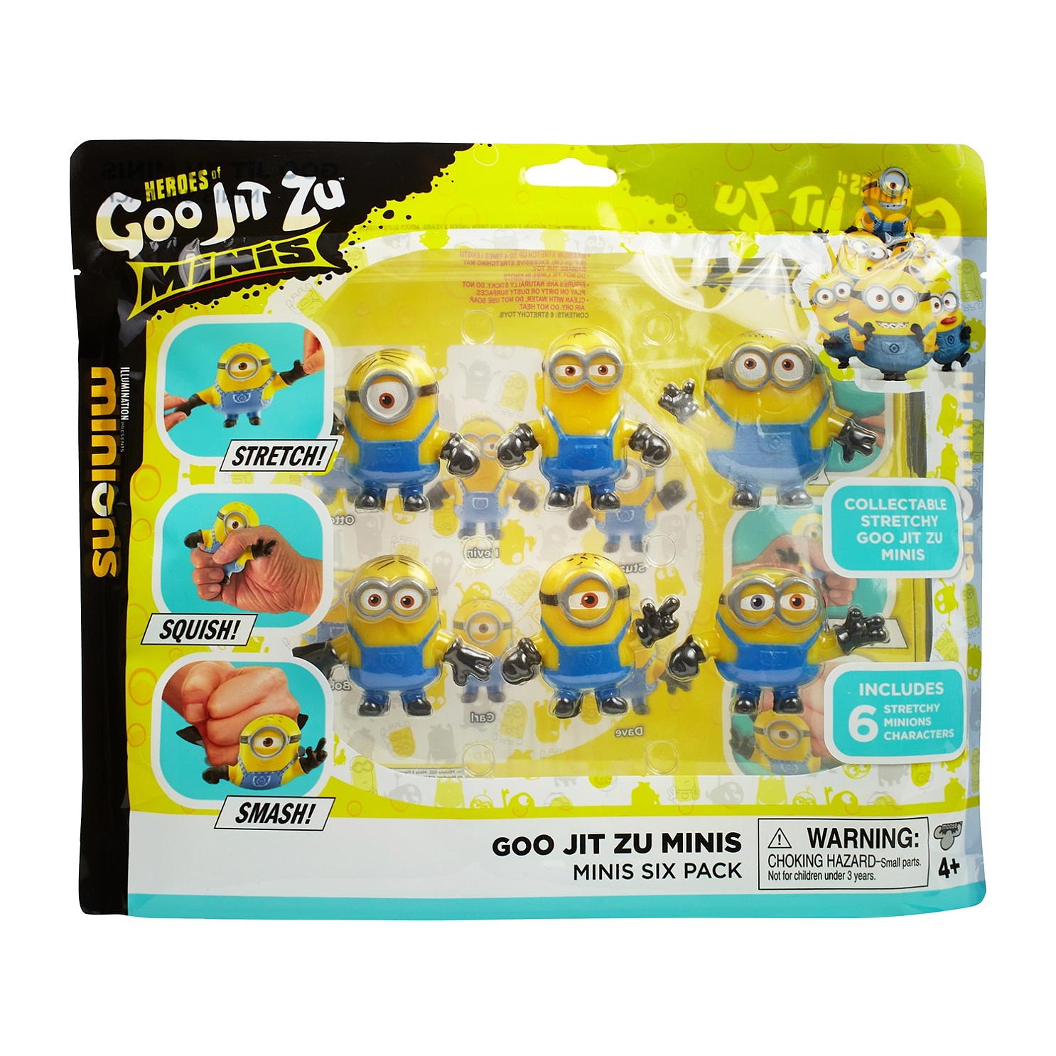 

Набор фигурок-тянучек Heroes Of GooJitZu: Minis Миньоны (6 шт)