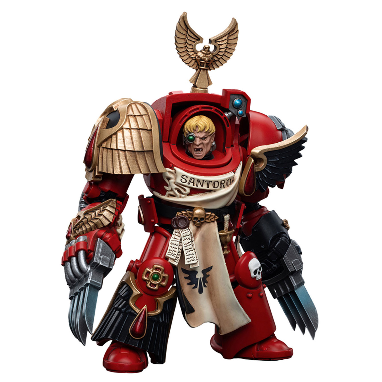 Фигурка Warhammer 40 000: Blood Angels Assault – Terminators Sergeant Santoro 1:18 (13.4 см)