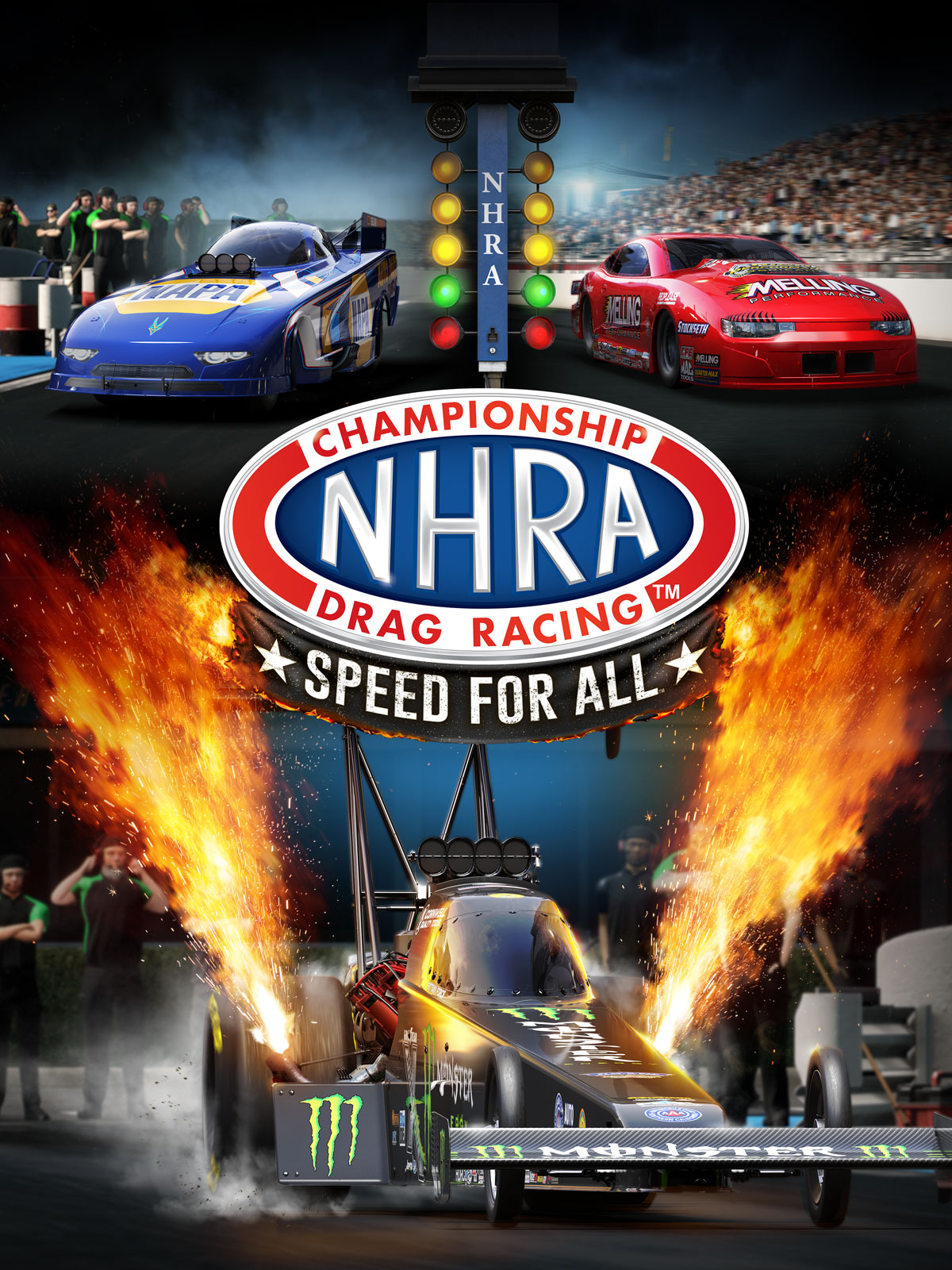 цена NHRA Championship Drag Racing: Speed For All [PC, Цифровая версия] (Цифровая версия)
