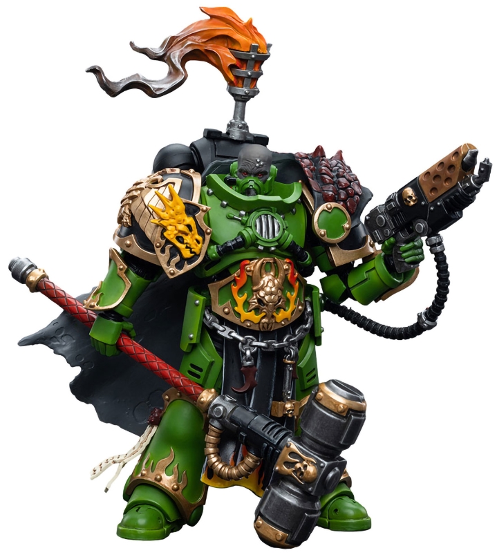 Фигурка Warhammer 40 000: Salamanders – Captain Adrax Agatone 1:18 (12 см)