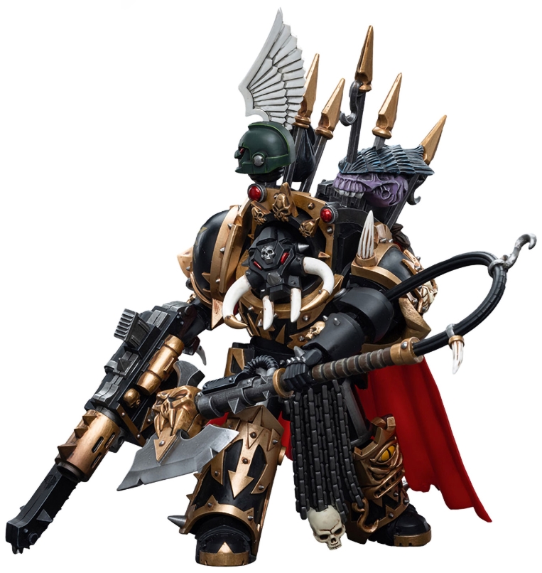 Фигурка Warhammer 40 000 Chaos Space Marine: Black Legion – Chaos Lord in Terminator Armour 1:18 (12 см) цена и фото