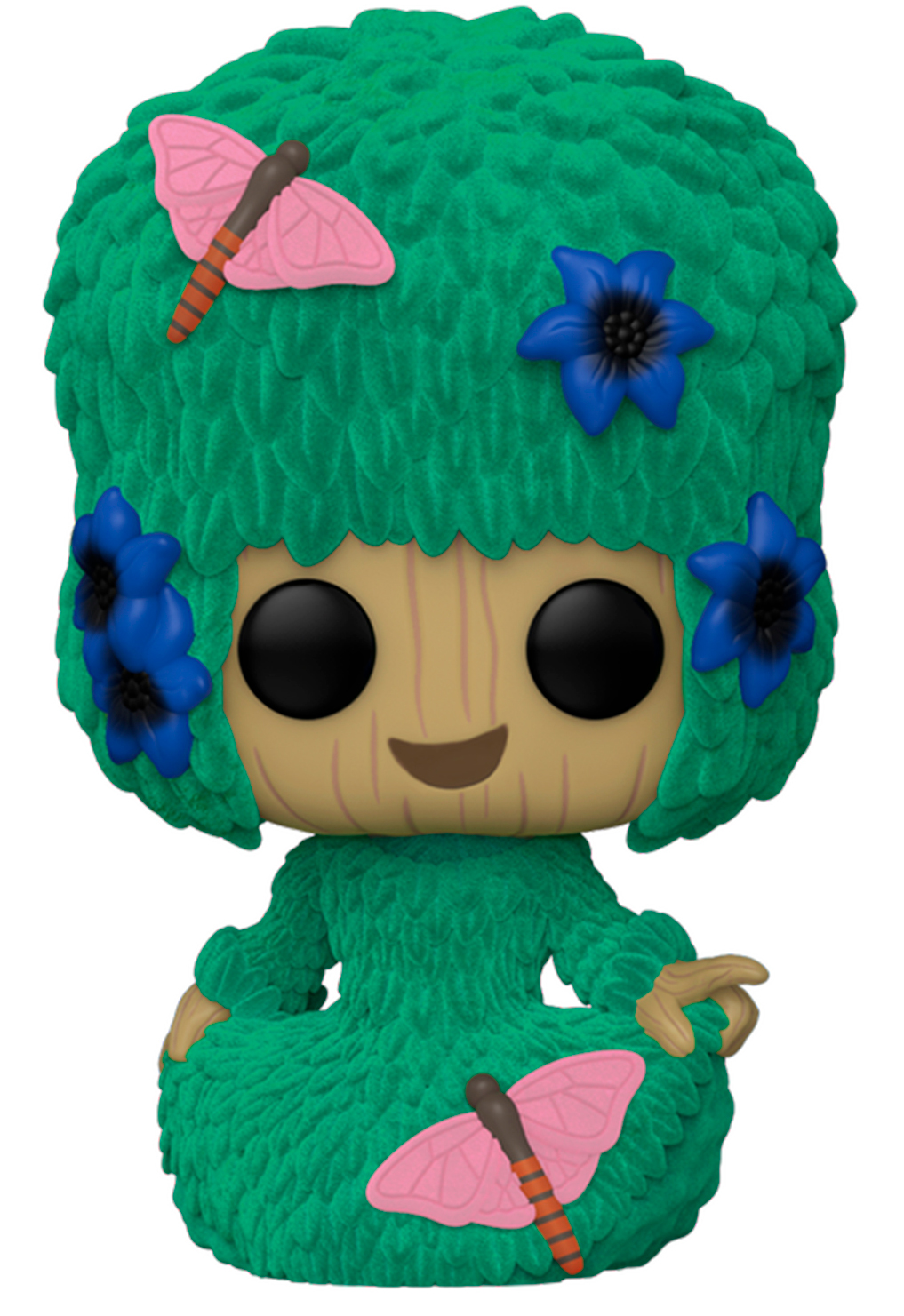 Фигурка Funko POP Marvel: I Am Groot – Groot (Marie Hair) Flocked Exclusive Bobble-Head (9,5 см) цена и фото