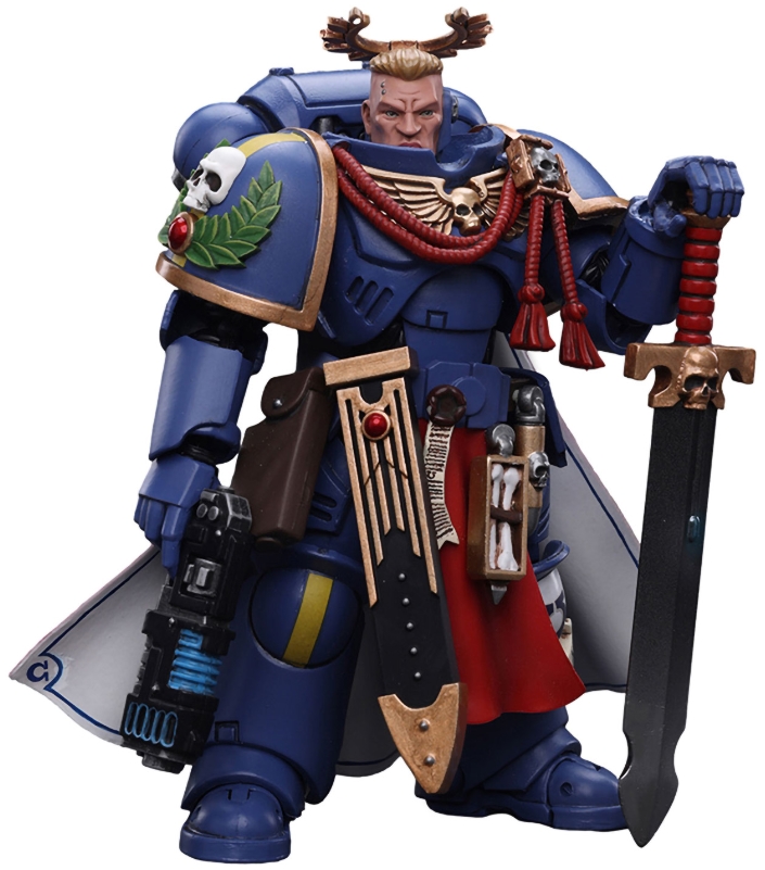 Фигурка Warhammer 40 000: Ultramarines – Primaris Captain with Power Sword and Plasma Pistol 1:18 (12 см) цена и фото