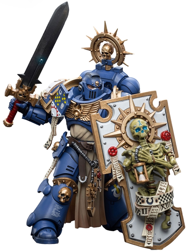 Фигурка Warhammer 40 000: Ultramarines – Primaris Captain with Relic Shield and Power Sword 1:18 (12 см) цена и фото