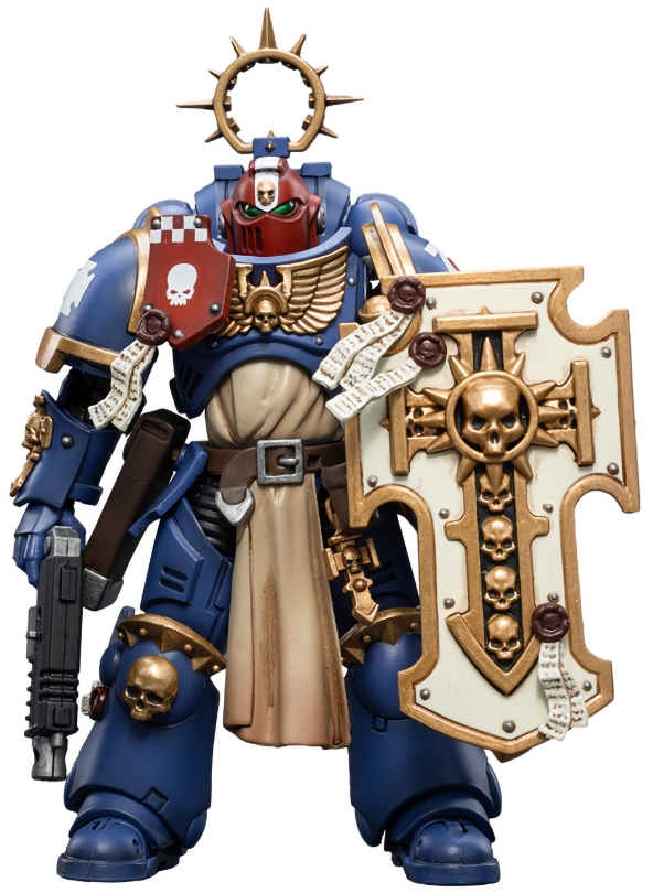 JOYTOY 1/18 Warhammer 40K Ultramarines Heroes of The Chapter Action Figures (Brother Veteran Sergeant Castor JOYTOY 1/18 Warhammer 40K Ultramarines Heroes of The Chapter Action Figures (Brother Veteran Sergeant Castor