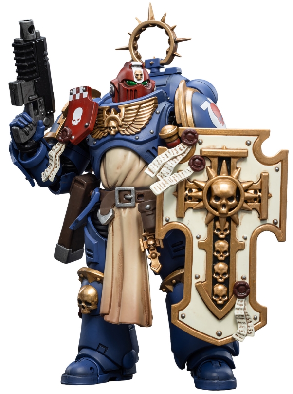 Фигурка Warhammer 40 000: Ultramarines – Bladeguard Veteran Brother Sergeant Proximo 1:18 (12 см)