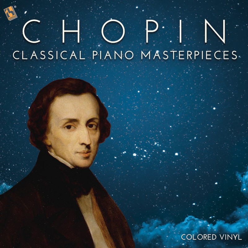 Various Artists (V/A) – Chopin: Classical Piano Masterpieces. Coloured Blue Vinyl (LP)