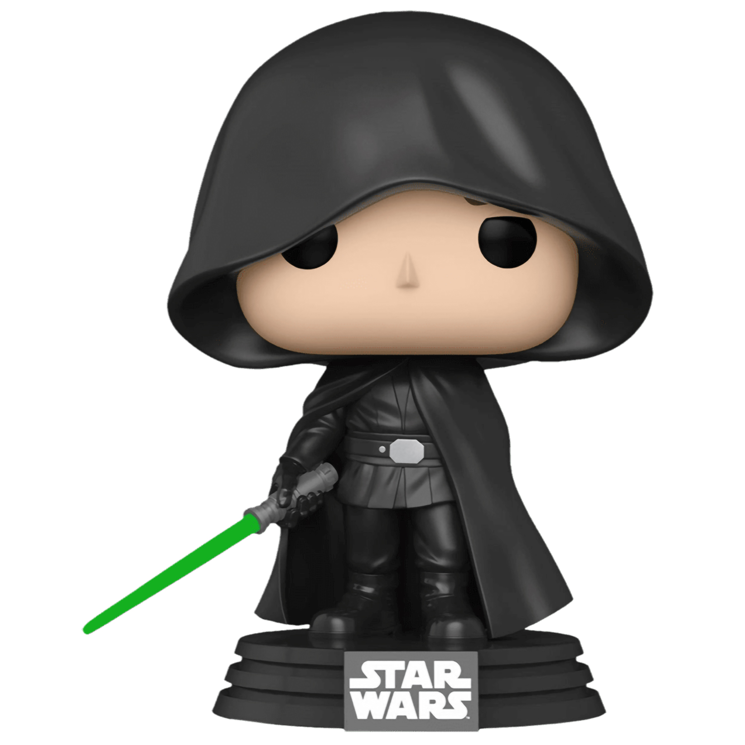 цена Фигурка Funko POP Star Wars: Mandalorian – Luke Skywalker Hooded [Glow In The Dark] Exclusive (9,5 см)