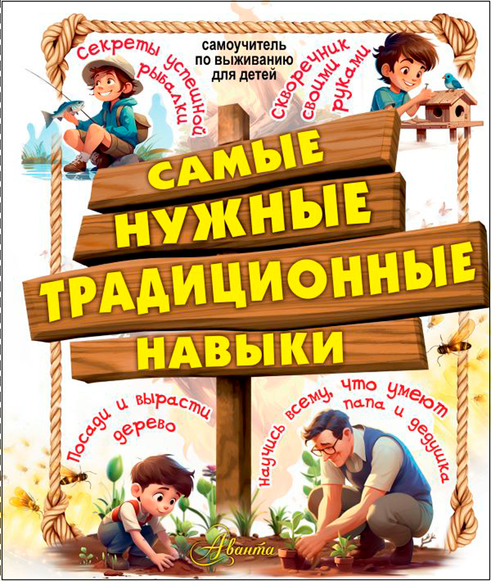 

Самые нужные традиционные навыки: Умей все, что могут папа и дедушка