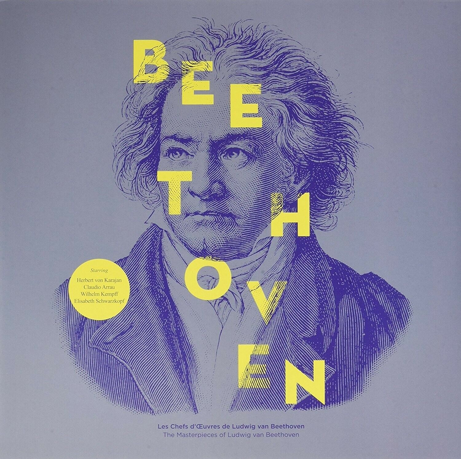 Сборник – Ludwig Van Beethoven: The Masterpieces Of Ludwig Van Beethoven [2017, France] (LP) цена и фото