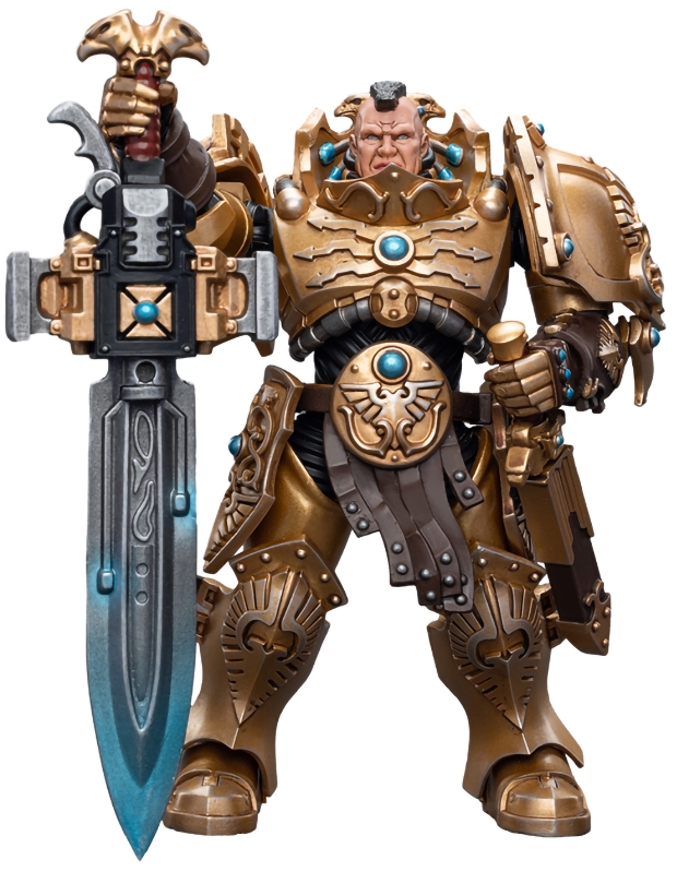 Фигурка Warhammer 40 000: Adeptus Custodes – Custodian Guard with Sentinel Blade 1:18 (12,4 см)