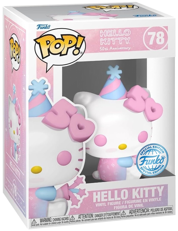 Фигурка Funko POP: Hello Kitty – Hello Kitty with Party Hat [50th ...