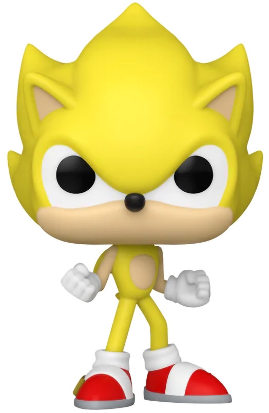 цена Фигурка Funko POP Games: Sonic The Hedgehog – Super Sonic With Chase Exclusive (9,5 см)