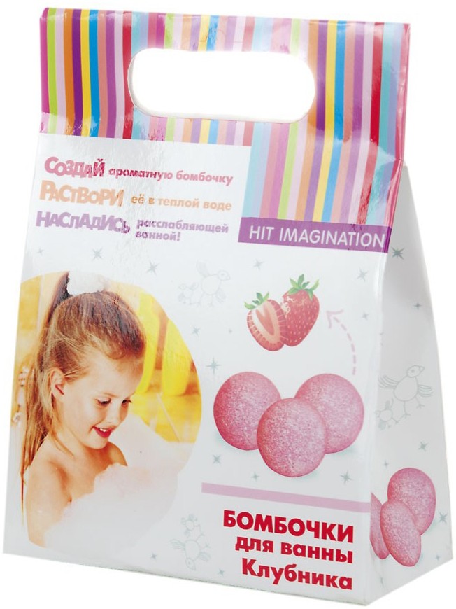 

Набор для детского творчества Бомбочки для ванны – Клубника (HIT101V)