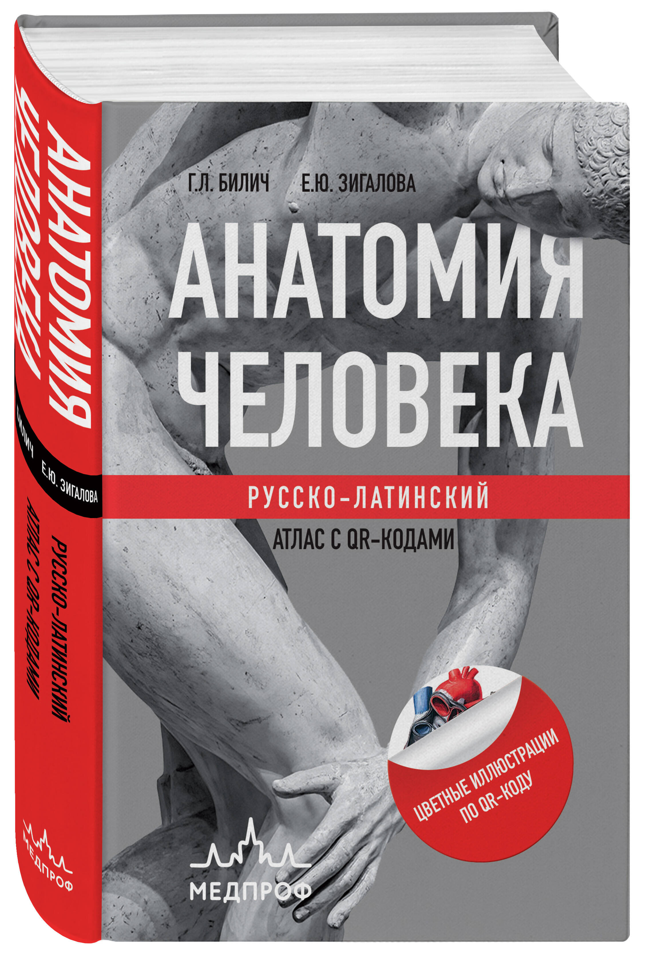 

Анатомия человека – Русско-латинский атлас с QR-кодами