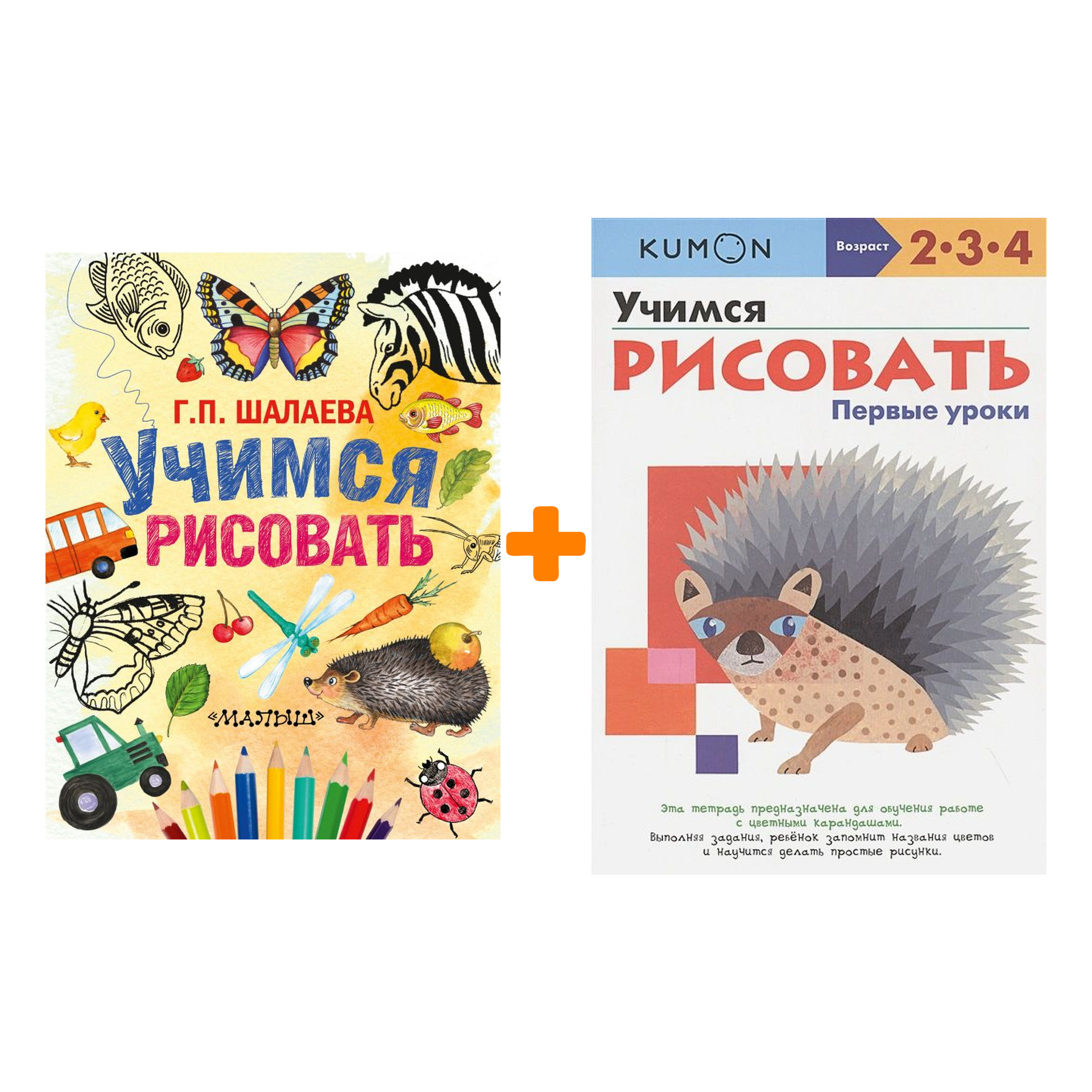 Учимся рисовать: Первые уроки + Учимся рисовать. Комплект книг