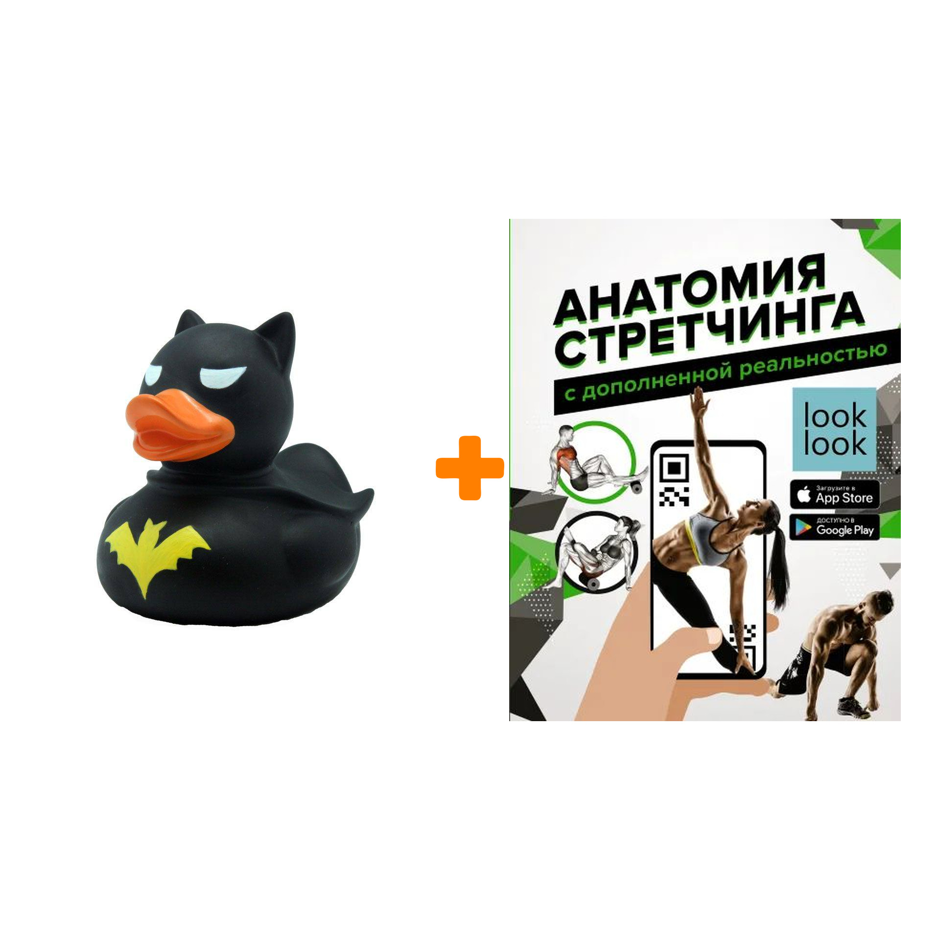 

Набор Анатомия стретчинга с дополненной реальностью. Степук Н.Г. + Фигурка Уточка Тёмный герой