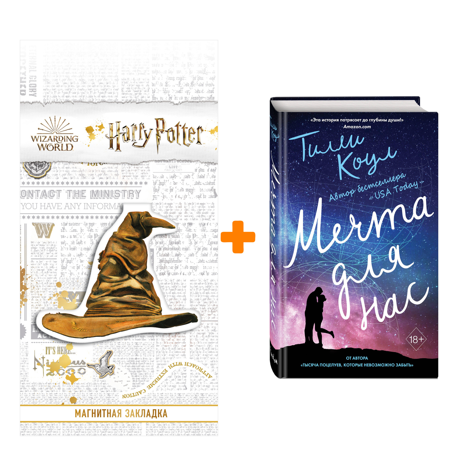 

Набор Мечта для нас + Закладка Harry Potter Распределяющая шляпа магнитная