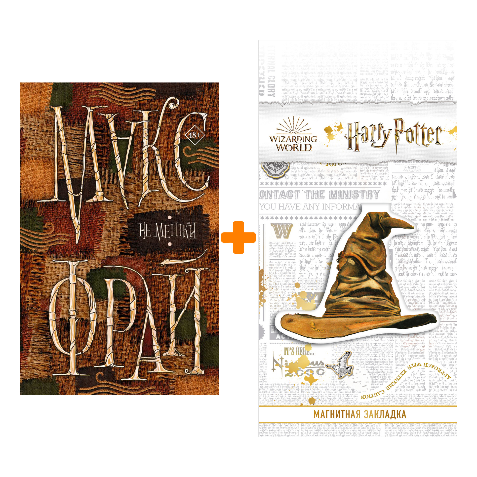 

Набор Не мешки Фрай М. + Закладка Harry Potter Распределяющая шляпа магнитная