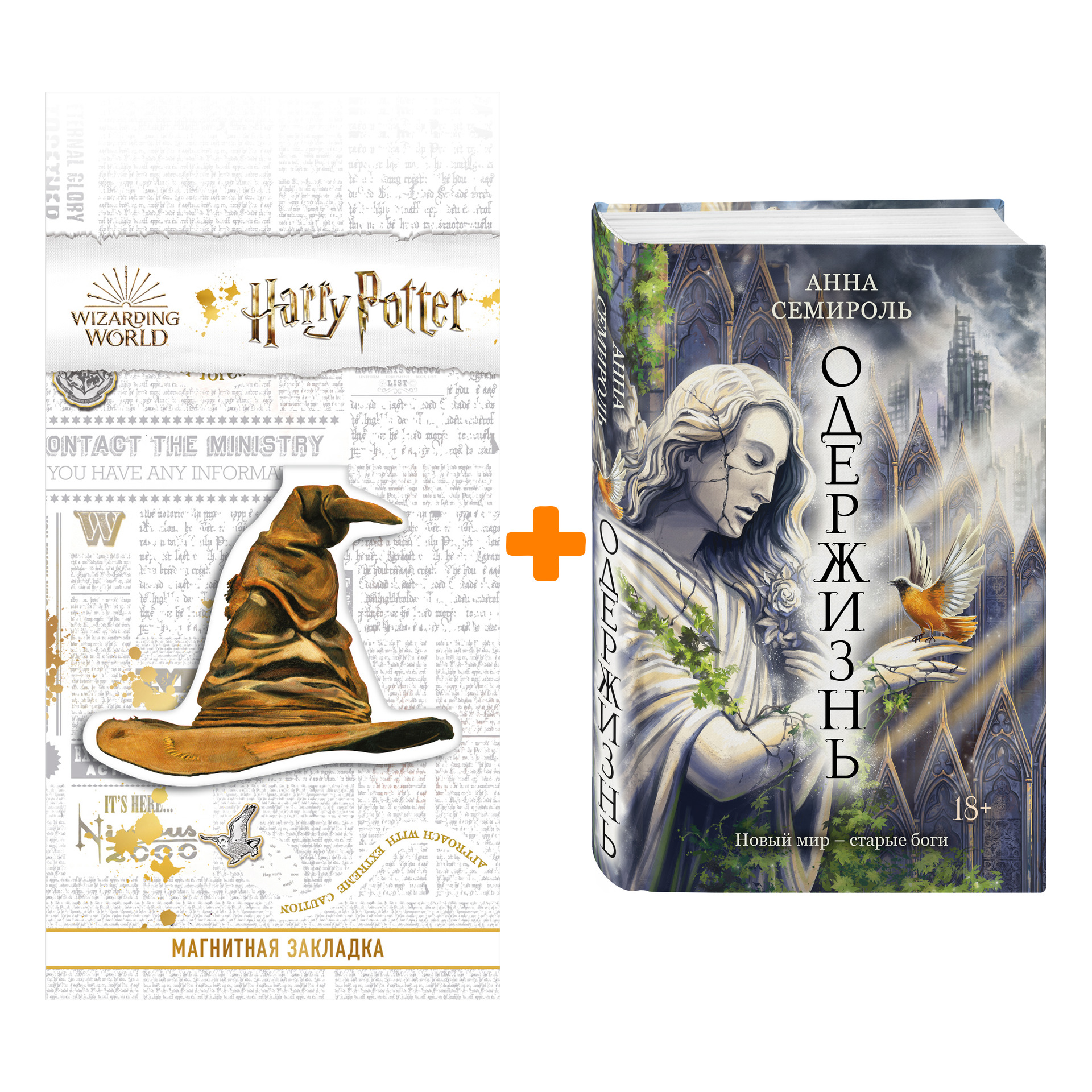 

Набор Одержизнь. Анна Семироль + Закладка Harry Potter Распределяющая шляпа магнитная
