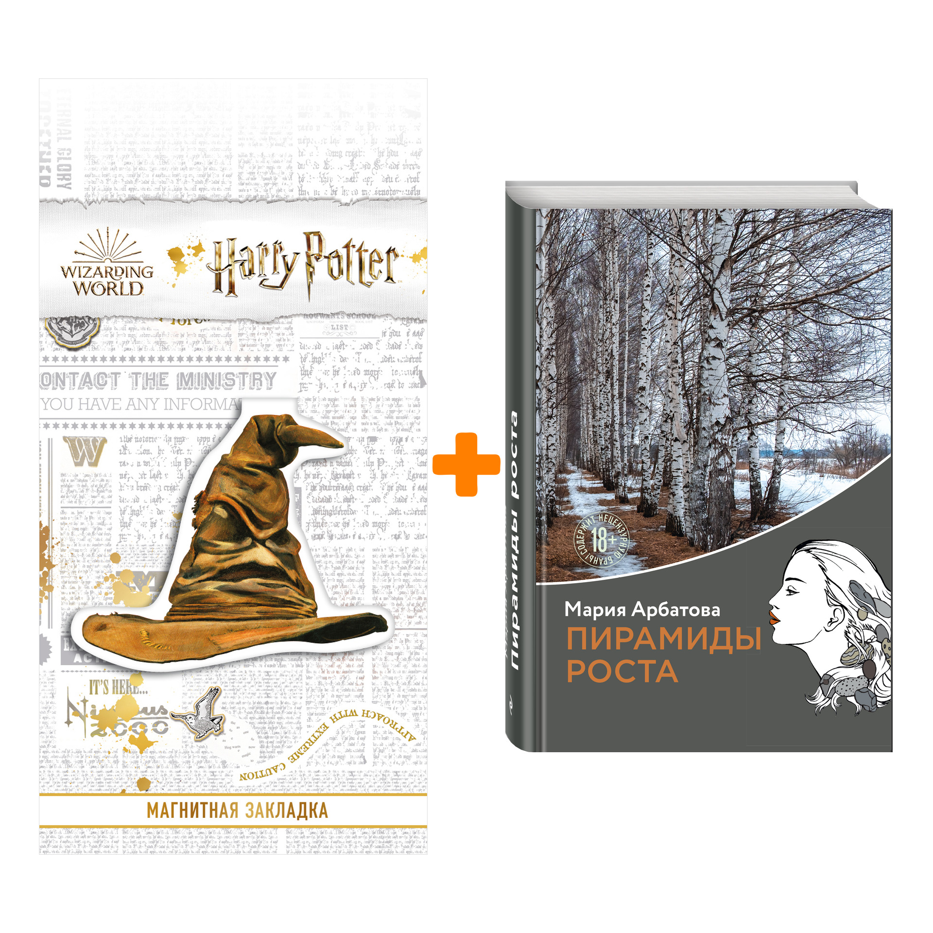 

Набор Пирамиды роста. Мария Арбатова + Закладка Harry Potter Распределяющая шляпа магнитная