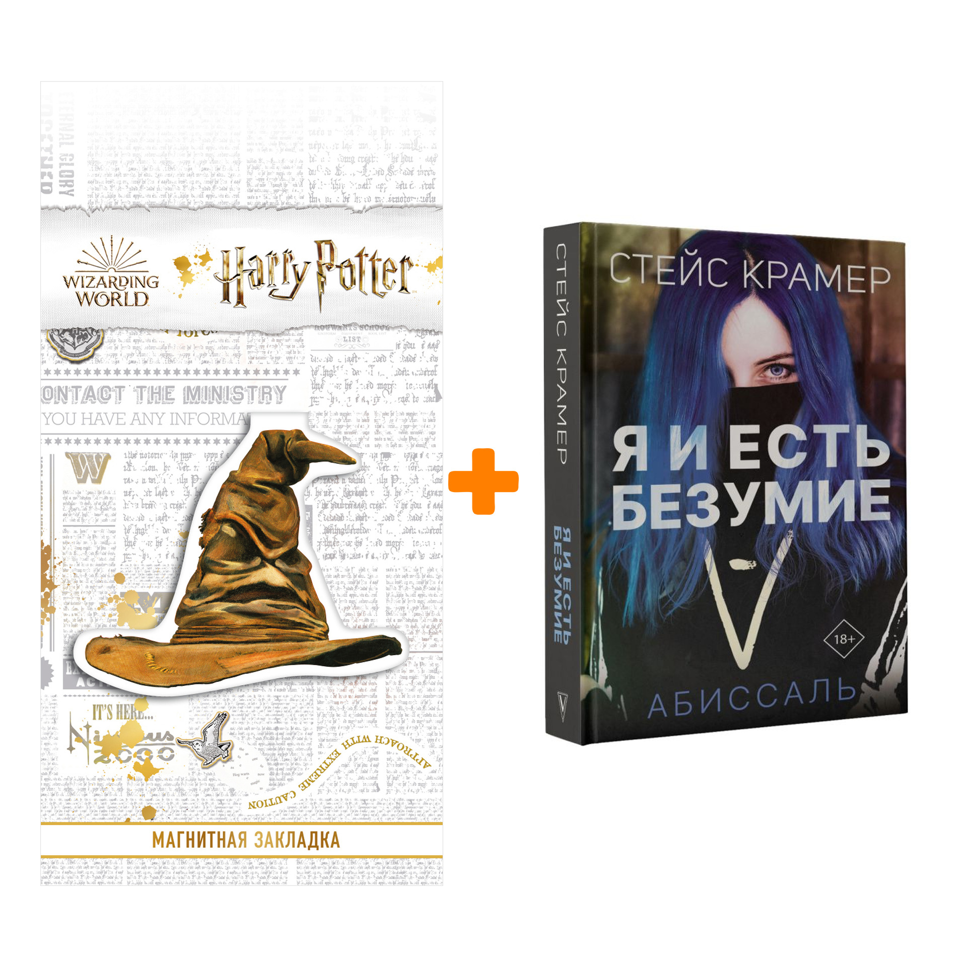 

Набор Я и есть безумие. Абиссаль. Крамер С. + Закладка Harry Potter Распределяющая шляпа магнитная